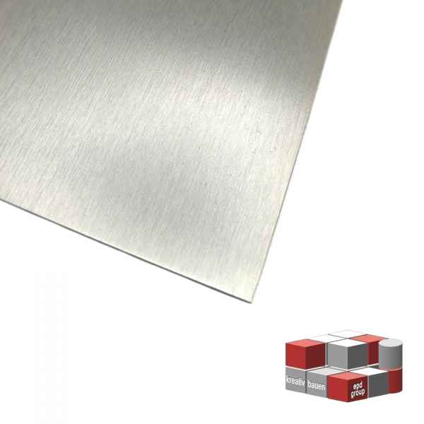 Aluminium Glattblech gebürstet 1,5mm Stark